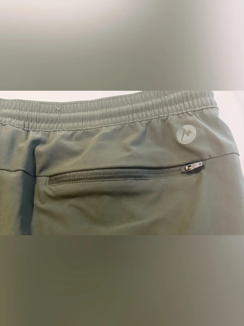 Marmot Olive Green Performance Shorts